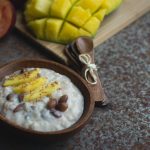 Exotic cinnamon coconut milk rice