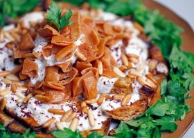 طريقة عمل فتة شاورما الدجاج