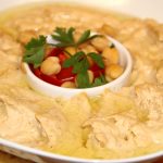 طريقة عمل سلطة الحمص بالطحينة