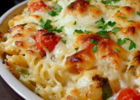 طريقة عمل مكرونة بالزبادى فى الفرن