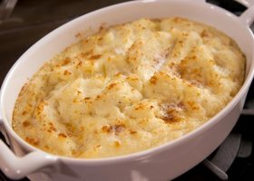 طريقة عمل بطاطس بالقشطة