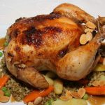طريقة عمل دجاج محشي بعصير التفاح