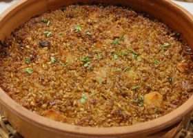 طريقة عمل طاجن دجاج بالفريك