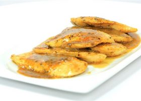 طريقة عمل فيلية الدجاج بالمستردة