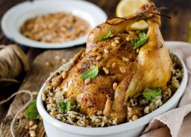 طريقة عمل دجاج محشي