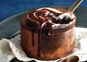 طريقة عمل سوفليه الشكولاتة