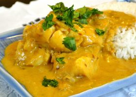 طريقة عمل سمك فيلية بصوص الكارى