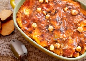 طريقة عمل بطاطا حلوة بالبشاميل