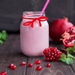 طريقة عمل مشروب زبادى بالرمان