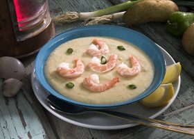 طريقة عمل شوربة الجمبري بالليمون