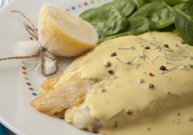 طريقة عمل سمك هامور بالكريمة