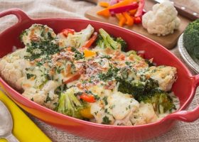 طريقة عمل طاجن البروكلي بالساور كريم