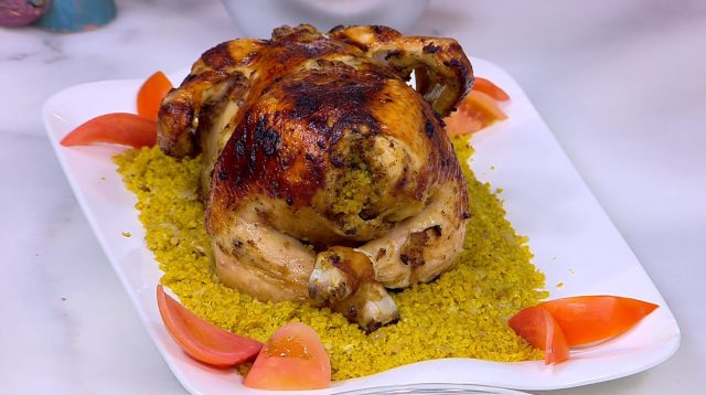 طريقة عمل دجاج بالبرغل