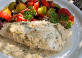 طريقة عمل صينية سمك بالطحينة