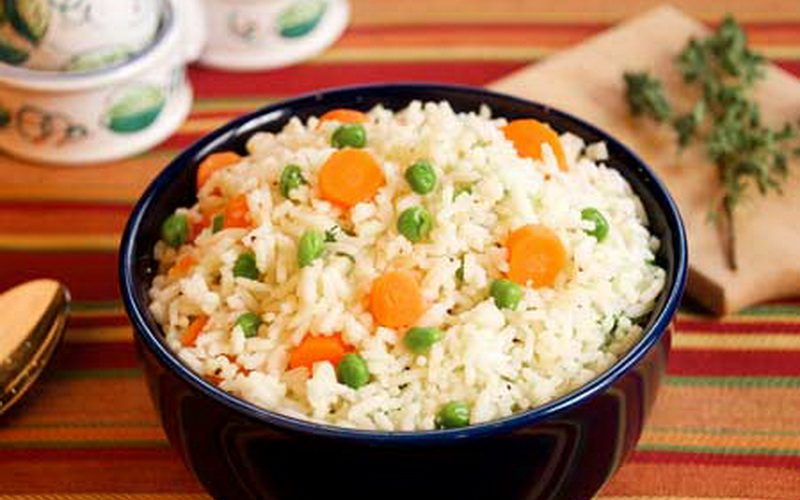 طريقة عمل أرز بالخضروات
