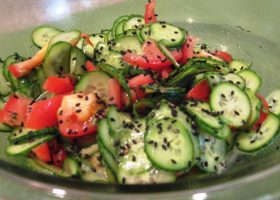 طريقة عمل سلطة الخضروات الإيرانية