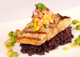 طريقة عمل السلمون الأسيوى