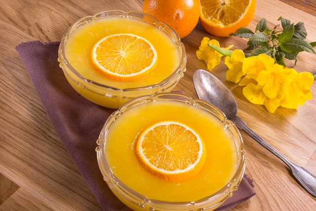 طريقة عمل مهلبية البرتقال
