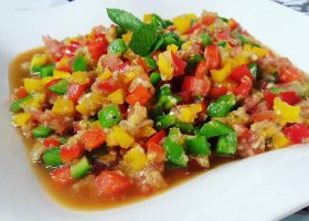 طريقة عمل سلطة الراهب الصحية