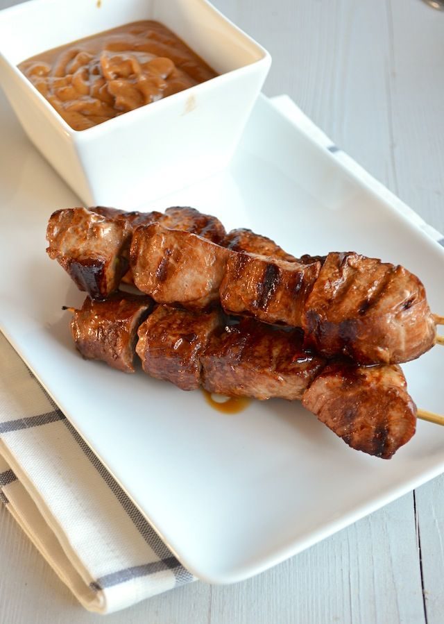 طريقة عمل ساتيه اللحم بالصويا صوص