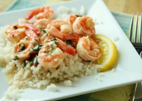 طريقة عمل أرز بالكاليماري والجمبري