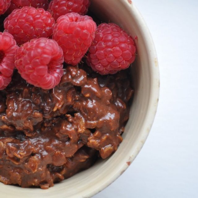 طريقة عمل بوريدج الشوفان بالشكولاتة