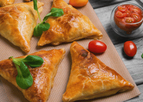 طريقة عمل فطائر باللحم المفروم والجبن