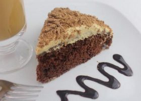 طريقة عمل كابتشينو كيك