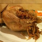طريقة عمل دجاج محشي بالمكرونة