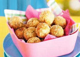 طريقة عمل كرات التونة بالجبنة