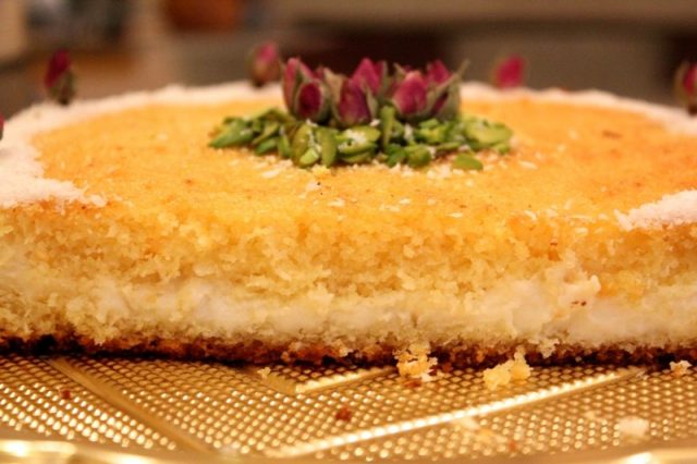 طريقة عمل كنافة بالقشطة و السوداني