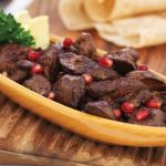 طريقة عمل كبدة الدجاج بدبس الرمان