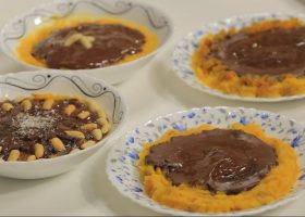 طريقة عمل بطاطا بالشكولاتة