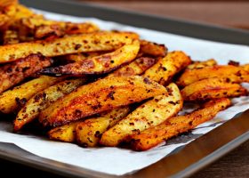 طريقة عمل بطاطس محمرة فى الفرن