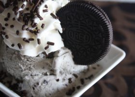 طريقة عمل أيس كريم بالأوريو