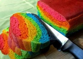 طريقة عمل كيكة الألوان