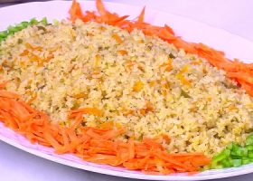طريقة عمل أرز بالجزر