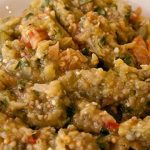 طريقة عمل سلطة الباذنجان المشوى