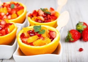 طريقة عمل سلطة البرتقال والرمان