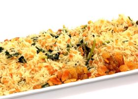 طريقة عمل أرز بلسان العصغور و السلق