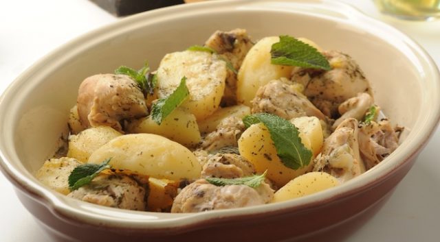 طريقة عمل دجاج بالنعناع