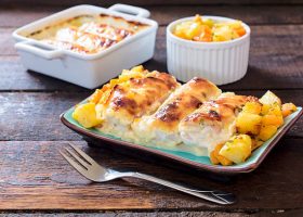 طريقة عمل توست بخلطة الدجاج بالكريمة والمشروم