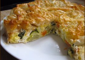 طريقة عمل صينية رقاق بالخضار