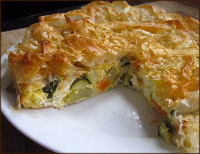 طريقة عمل صينية رقاق بالخضار