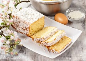 طريقة عمل كيك جوز الهند