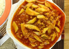 طريقة عمل كوسة بالحمص