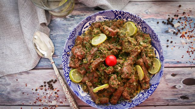 طريقة عمل كبدة بالدقة