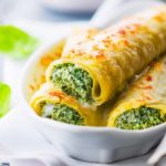 طريقة عمل كانيلونى بالسبانخ والجبنة