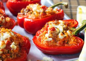 طريقة عمل فلفل محشى باللحم المفروم
