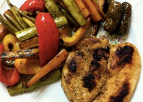 طريقة عمل دجاج مشوي بالزبادي والأناناس